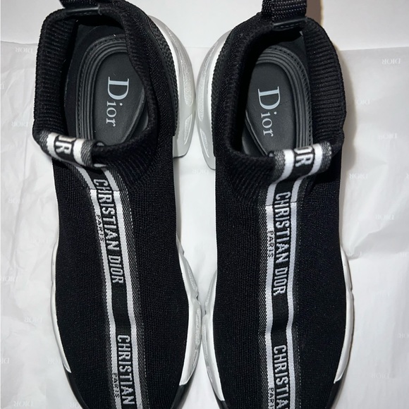 Christian Dior F. Two Point Zero Technical Knit Sock Sneakers Mid Women’s - Picture 3 of 8